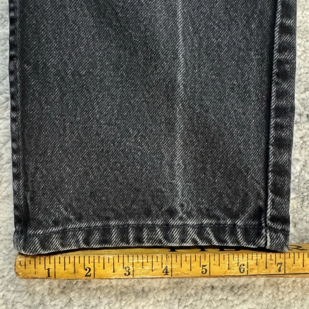 Vintage 1990s Levis 505 Mens Jeans 34x34 Black Made In USA